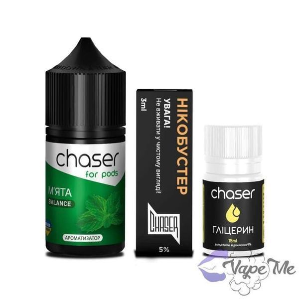 Набір Chaser Salt М'ята 30 мл 50 мг/мл