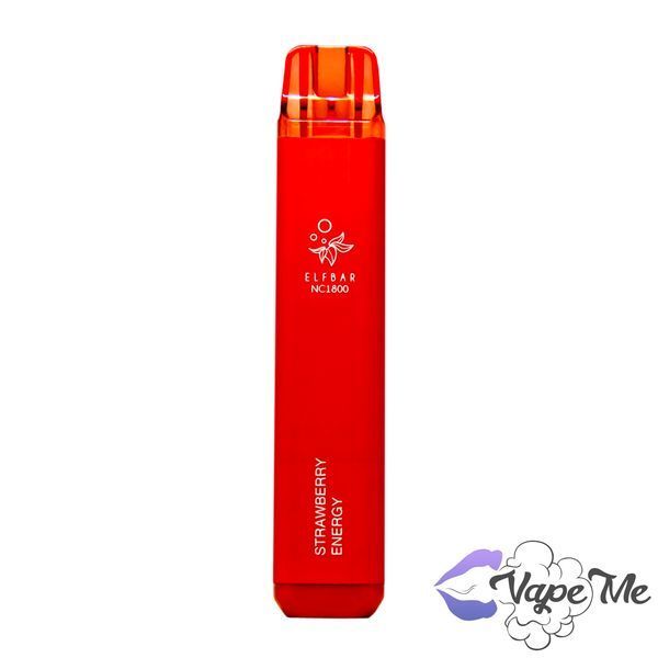 Смак Elf Bar NC1800 Strawberry Energy (Полуничний Енергетик) )