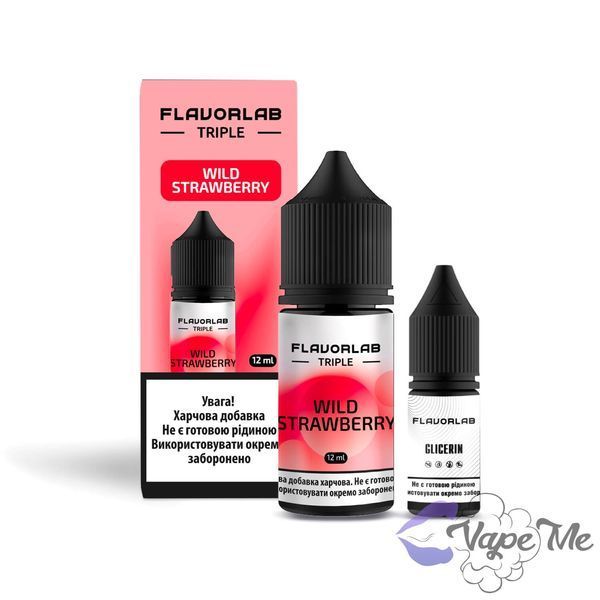 Набор Flavorlab Triple Salt Wild Strawberry 30 мл 50 мг