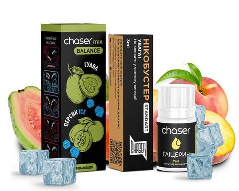 Набор Chaser Mix Salt Гуава Персик Лёд 30 мл 50 мг