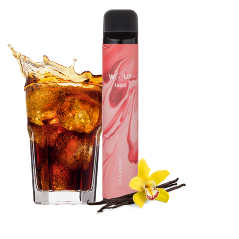 Одноразовий Pod WOUF 1500 Cola Vanilla (Ванільна Кола) 5% W1500-3 фото
