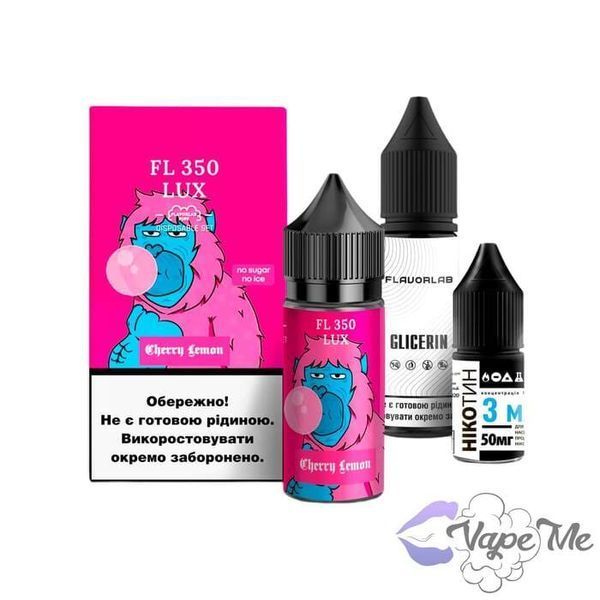 Набір FlavorLab FL 350 Lux Salt Cherry Lemon 30 мл 50 мг/мл