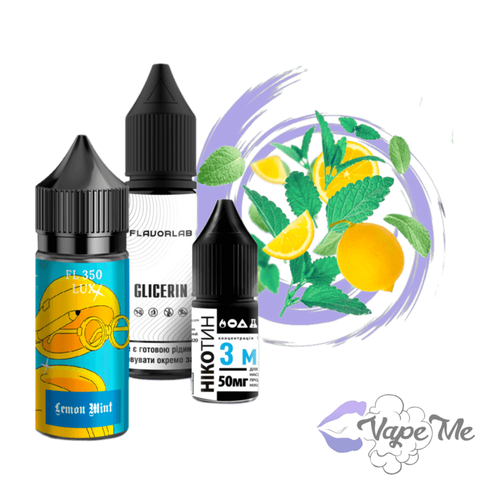 Набор FlavorLab FL 350 Lux Salt Lemon Mint 30 мл 50 мг/мл
