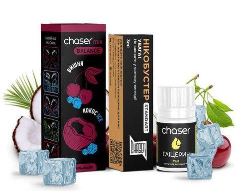 Набор Chaser Mix Salt Вишня Кокос Лёд 30 мл 50 мг/мл