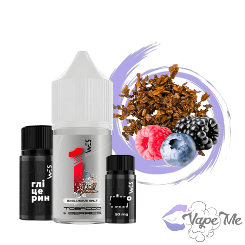 Набор WES Silver Salt Tobacco & Berries 30 мл 50 мг/мл