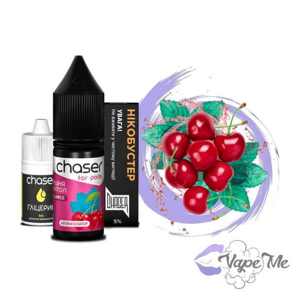 Набор Chaser For Pods Salt Вишня Ментол 10 мл 50 мг/мл