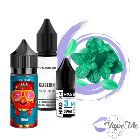 Набор FlavorLab FL 350 Lux Salt Mint 30 мл 50 мг/мл