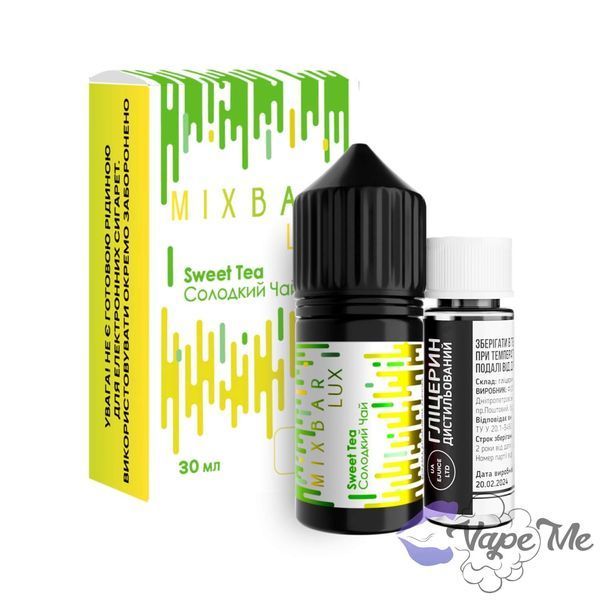 Набір Mix Bar Lux Salt Sweet Tea 30 мл 50 мг/мл