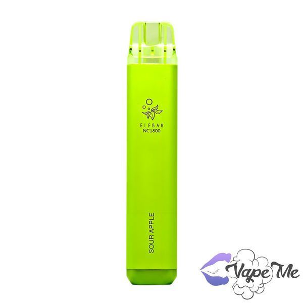 Смак Elf Bar NC1800 Sour Apple (Кисле Яблуко)