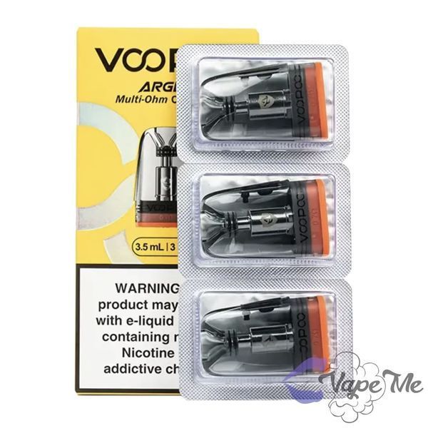 Сменный картридж VooPoo Argus Multi-Ohm 3.5 мл (0.4/0.7/1.0 Ом)