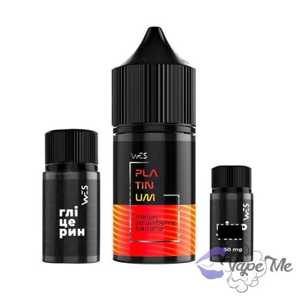 Набір WES Platinum Salt Melon Strawberry Banana 30 мл 50 мг/мл
