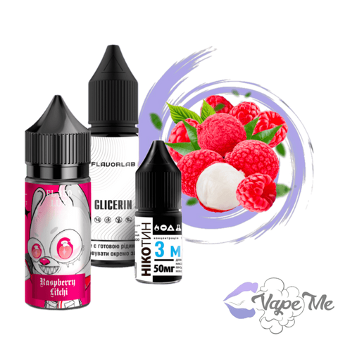 Набор FlavorLab FL 350 Lux Salt Raspberry Litchi 30 мл 50 мг/мл