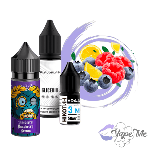 Набор FlavorLab FL 350 Lux Salt Strawberry Blueberry Blackberry 30 мл 50 мг/мл