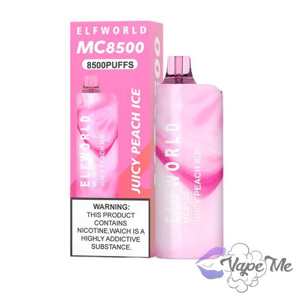 Смак Elf World MC8500 Juice Peach Ice (Соковитий Персик лід)
