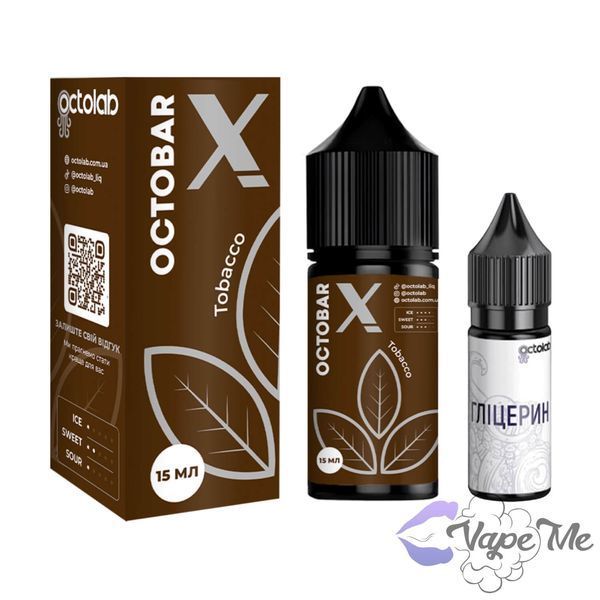 Набор Octobar X Salt Tobacco 30 мл 50 мг/мл