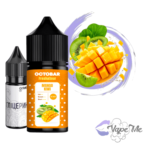 Набор Octobar Fresh & Sour Salt Mango Kiwi 30 мл 50 мг/мл
