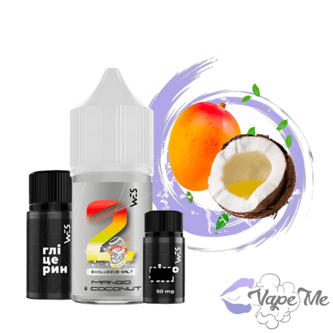 Набор WES Silver Salt Mango & Coconut 30 мл 50 мг/мл