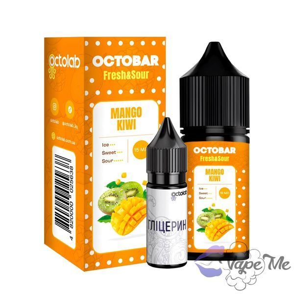 Набор Octobar Fresh & Sour Salt Манго Киви 30 мл 50 мг/мл