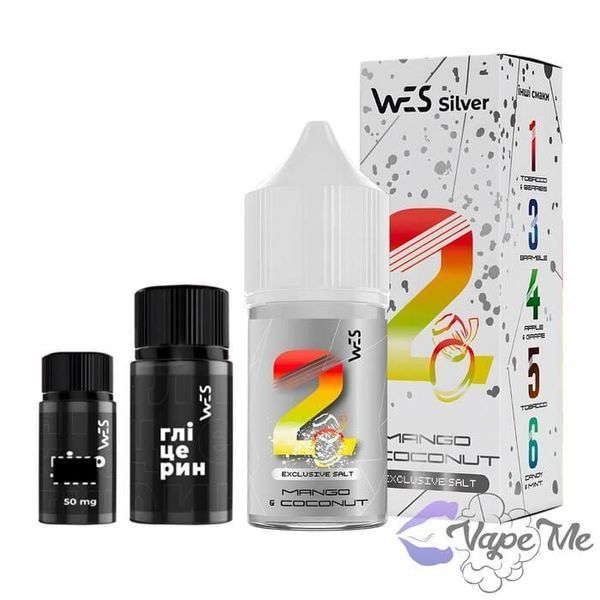 Набір WES Silver Salt Mango & Coconut 30 мл 50 мг/мл