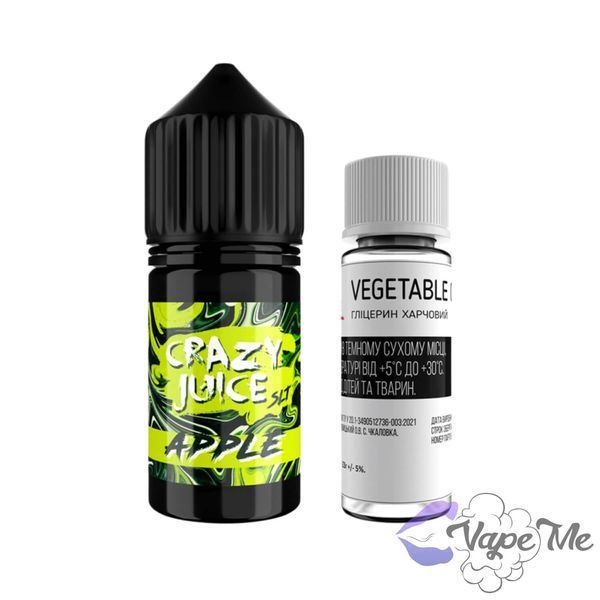 Набір Crazy Juice Salt Apple 30 мл 50 мг/мл