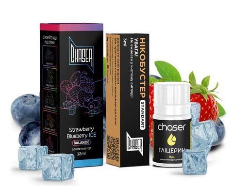 Набор Chaser Black Salt Strawberry Blueberry Ice 30 мл 50 мг/мл