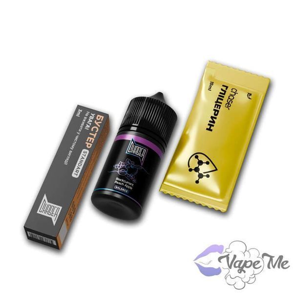 Набір Chaser Black Salt Blackcurrant Peach Apple 30 мл 50 мг/мл