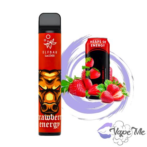 Вкус Elf Bar 1500 Strawberry Energy (Клубничный Энергетик)