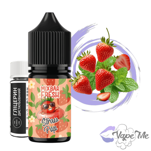 Набор Mix Bar Fresh Salt Straw Pop 30 мл 50 мг/мл