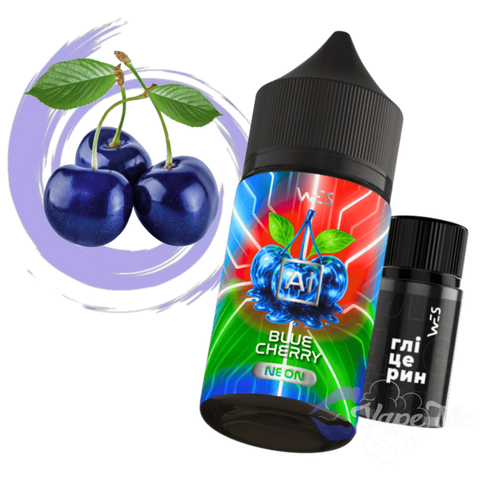 Набор WES AI Neon Salt Blue Cherry 30 мл 50 мг/мл