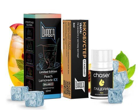 Набор Chaser Black Salt Peach Lemonade Ice 30 мл 50 мг/мл