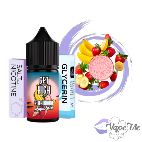 Набор Get High Salt Strawnana Smoothie 30 мл 50 мг