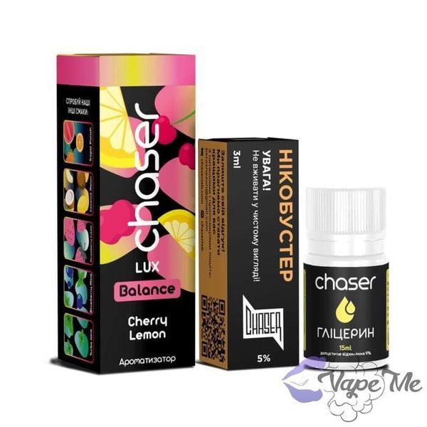 Набір Chaser LUX Salt Cherry Lemon 30 мл 50 мг/мл