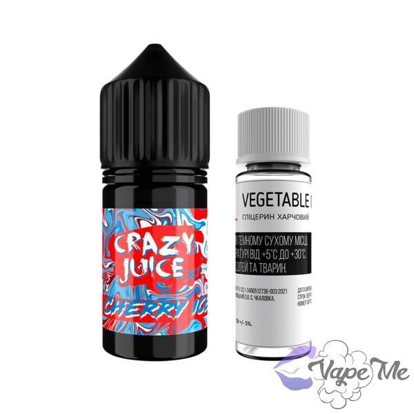 Набір Crazy Juice Salt Cherry Ice 30 мл 50 мг/мл