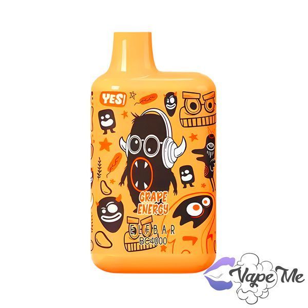 Смак Elf bar BC4000 LE Grape Energy (Виноградний енергетик)