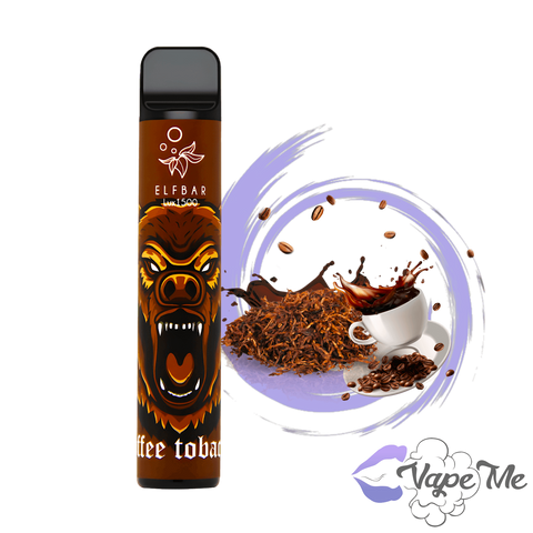 Вкус Elf Bar 1500 Coffee Tobacco (КофеТабак)