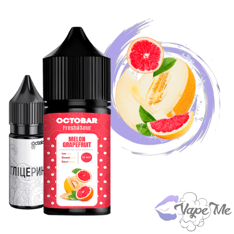 Набор Octobar Fresh & Sour Salt Melon Grapefruit 30 мл 50 мг/мл