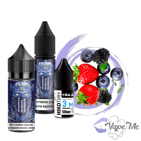 Набор Flavorlab FL 350 Salt Strawberry Blueberry Blackberry 30 мл 50 мг