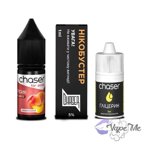 Набір Chaser For Pods Salt Персик 10 мл 50 мг/мл