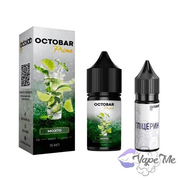 Набір Octobar Prime Salt Mojito 30 мл 50 мг/мл
