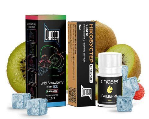 Набор Chaser Black Salt Kiwi Wild Strawberry Ice 30 мл 50 мг/мл