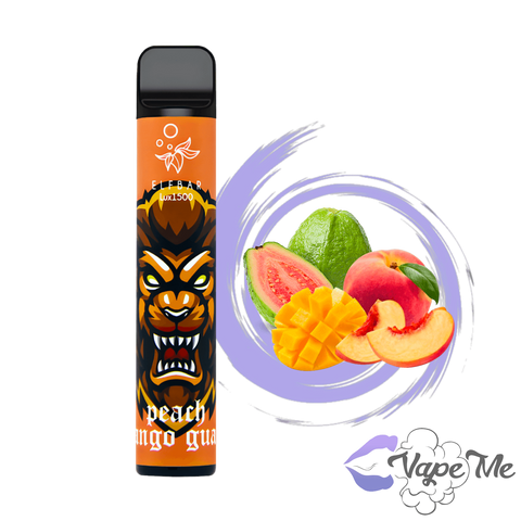 Вкус Elf Bar 1500 Peach Mango Guava (Персик Манго Гуава)