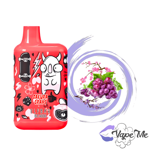 Вкус Elf bar BC4000 LE Sakura Grape (Сакура Виноград)