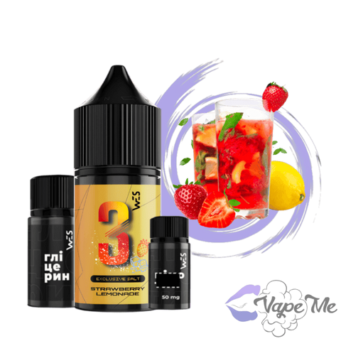 Набор WES Gold Salt Strawberry Lemonade 30 мл 50 мг/мл