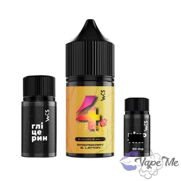 Набір WES Gold Salt Raspberry & Lemon 30 мл 50 мг/мл