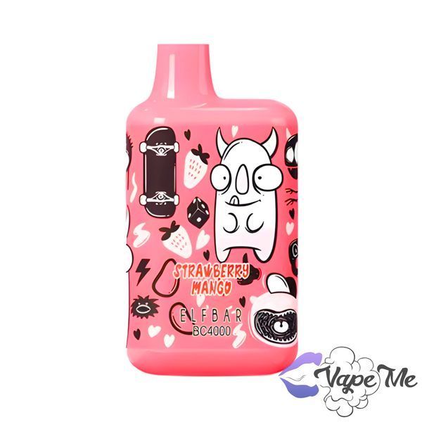 Смак Elf bar BC4000 LE Strawberry Mango (Полуниця Манго)