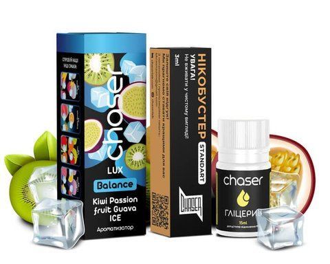 Набор Chaser LUX Salt Kiwi Passion Fruit Guava Ice 30 мл 50 мг/мл