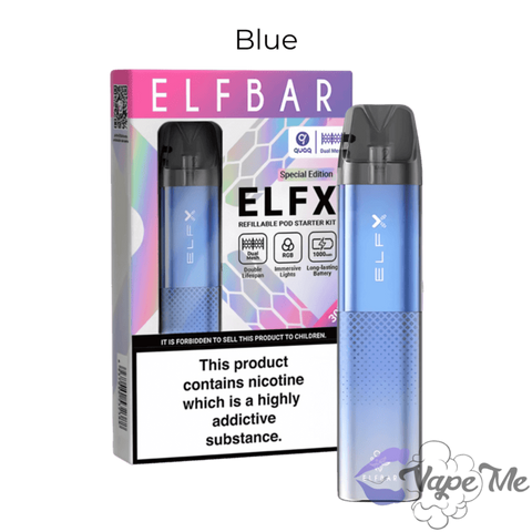 Многоразовая Pod - система Elf Bar ELFX Blue Starter Kit