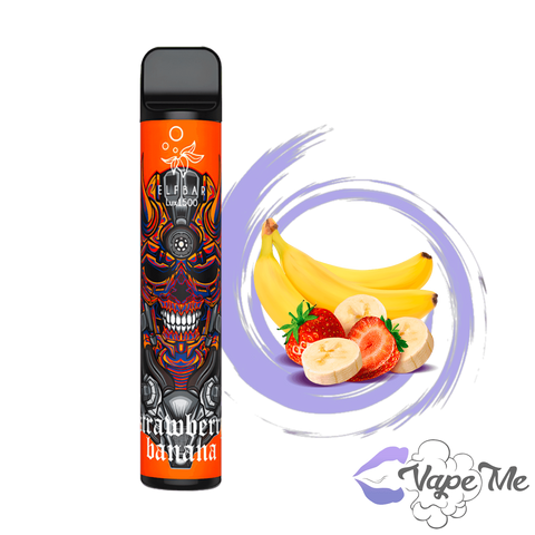 Вкус Elf Bar 1500 Strawberry Banana (Клубника Банан)