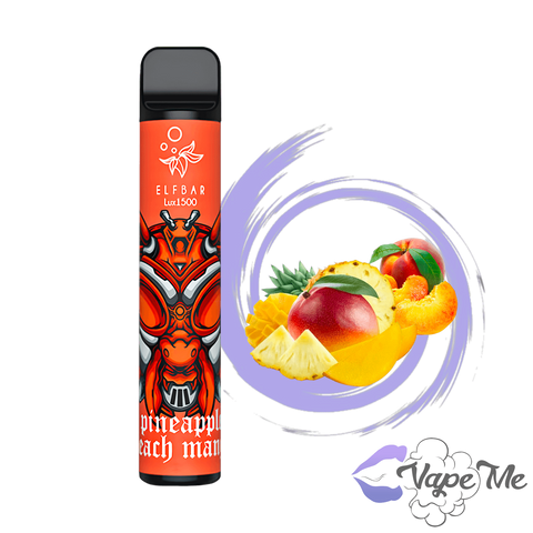Вкус Elf Bar 1500 Pineapple Peach Mango (Ананас Персик Манго)