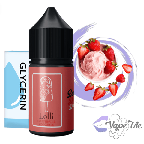 Набор Berry Drip Drop Lolli (Клубничное Мороженное) 30 мл 50 мг